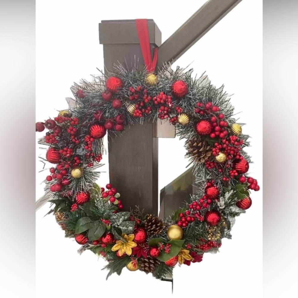 Handmade  hanging Christmas Wreath